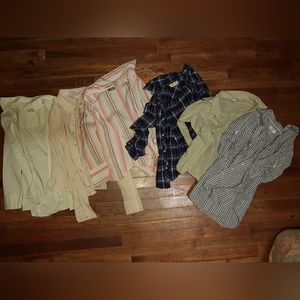 Asst button up shirts $5 each or $30 for all